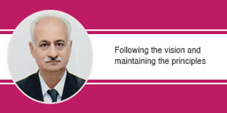 Following the vision and maintaining the principles